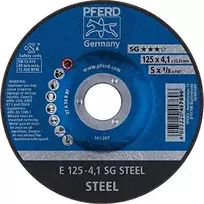 Metalo šlifavimo diskas Ø125x4x22mm E125-4 A24 R SG šlifavimo diskas PFERD