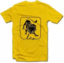 Marškinėliai su zodiako ženklu "Liūtas"