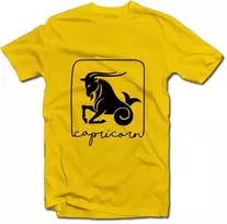 Marškinėliai su zodiako ženklu "Ožiaragis"