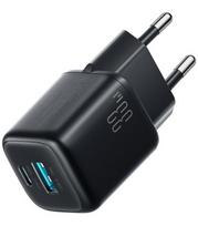 Juodas 33W 1xUSB-A + 1xUSB-C pakrovėjas "Joyroom JR-TG7"