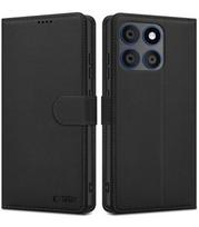 Juodas atverčiamas dėklas Motorola Edge 70 5G telefonui "Tech-Protect Wallet"