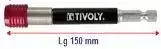 Prailgintas magnetinis suktuvo antgalių laikiklis 150mm. TIVOLY
