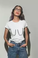 Moteriški marškinėliai "Boobies"