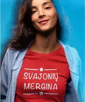 Moteriški marškinėliai "Svajonių mergina"