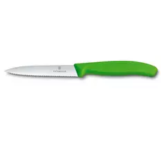 Victorinox Dantytas daržovių peilis, ilgis 100/212 mm - žalias