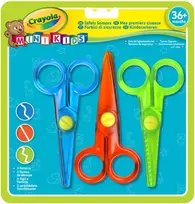 CRAYOLA MINIKIDS Mini žirklutės, 3 vnt.
