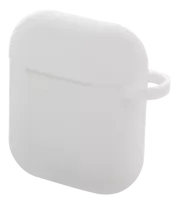 DELTACO „AirPods“ silikono dėklas, baltas / MCASE-AIRPS002