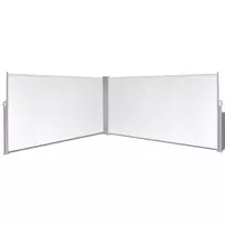 Suskleidžiama Šoninė Pertvara, 160 x 600 cm, Kreminės Spalvos