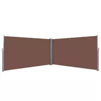 Ištraukiama šoninė pertvara, 160x600cm, ruda