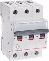 Legrand grandinės pertraukiklis S303 B40 TX3 40A 6kA 403406