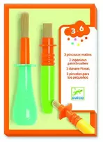 Djeco Išradingi dažymo teptukai (3 vnt.) ( DJ09007 )