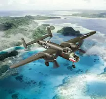 Revell – B-25 Mitchell (lengvas paspaudimas), 1/72 03650
