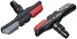 Clarks CPS513 MTB stabdžių trinkelės raudona-juoda-pilka (CLA-CPS513) 72mm
