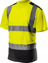 T Shirt Padidinto matomumo marškinėliai, geltoni