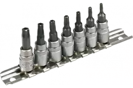 Torx Antgalių Rinkinys TOPEX 39D378 (7 vnt., T10-T40, 1/4'