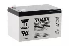 YUASA REC14-12 12V 14Ah AGM VRLA akumuliatorius