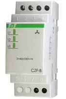 F&F Fazės atrofija ir asimetrija relės 10A 1Z 4sec 55V CZF-B