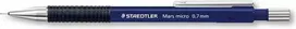 Staedtler Mars micro 775 0.7mm, Juoda, Mėlyna, Juoda, 0.7 mm, Metalas, 0.7 m, Išsukamas