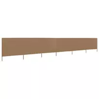 Uždanga nuo vėjo, 6 plokštės, taupe sp., 800x80cm, audinys