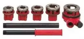 Vamzdžių sriegiklių komplektas 3/8", 1/2", 3/4", 1", 1 1/4"