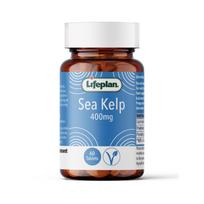LIFEPLAN Sea Kelp rusvųjų jūrų dumblių tabletės, 400 mg, N60