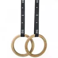 Mediniai gimnastikos žiedai SPORTBAY PRO (32mm)
