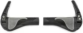Azimut Acs Vairo rankenėlės Azimut Ergo + Bar-Ends adjustable Alu 140mm juodas-pilkas