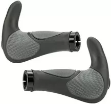 Azimut Acs Vairo rankenėlės Azimut Ergo + Bar-Ends 140mm juodas-pilkas