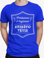 Marškinėliai "Patikimas ir mylimas krikšto tėtis"
