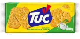 Sausainiai TUC, grietinės ir svogūnų skonio, 100 g