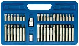 Vorel Toya Sa Poland Antgalių rinkinys Torx/Hex/Spline | CrV 6150 | 40 vnt. (66410)