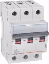 Legrand Grandinės pertraukiklis S303 C6 TX3 6A 6kA 403541