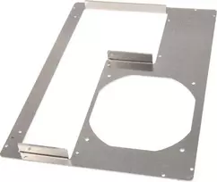 DimasTech PCI galinis skydelis Micro-ATX, 5 lizdai - aliuminis