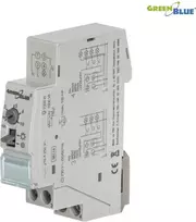 GreenBlue GB114 45780 Automatinis laiptinės apšvietimas DIN bėgeliui, reguliuojamas 30 s–10 m, maks. 2300 W