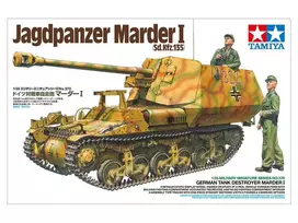 Tamiya Marder I Sd.Kfz.135 1/35 vokiečių tankų naikintuvas surinkimo modelis