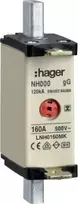 Hager NH00 saugiklis įdėklas 160A gG 500V WT-00 (LNH0160MK)