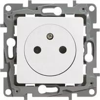 Legrand Vieno lizdo lizdas NILOE w/u 16A IP21 su langinėmis baltos spalvos - 664737