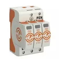 Bettermann Viršįtampių ribotuvas B + C 3P 12,5kA 280V V50- 3-280 - 5093511