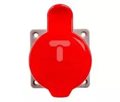Tarel 5P 32A 400V raudonos IP44 izoliacinis lizdas