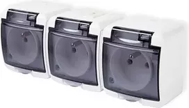 Karlik Junior trivietis hermetikos baltas lizdas (GHE-3D)