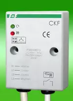 F&F Fazių gedimas ir disbalanso sekos relė 10A 1NO 4sek 45V CKF