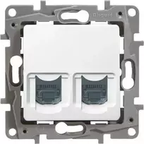 Legrand Kompiuterio lizdas 2xRJ45 kat. 6 STP balta (664776)