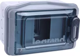 Legrand 1x4 modulinė skirstomoji plokštė, montuojama ant paviršiaus IP65 RN-65 be PE / N (601934)