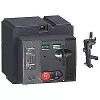 Schneider Electric „Schneider“ variklio pavara MT250 220–240 VAC, skirta kompaktiškam NSX250 grandinės pertraukikliui (LV431541)