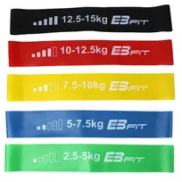 Enero Pasipriešinimo juostų rinkinys EB Fit Fitnnes Crosfit Mini Band 5in1