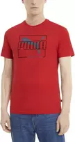 Puma Marškinėliai Vyrams Flock Tee High Risk Raudona