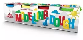 Egem Grup Organizasyon Raudonas CASTLE spalvoto modelino rinkinys, 4x140 g