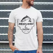 Marškinėliai "Neištveriu be žvejybos"