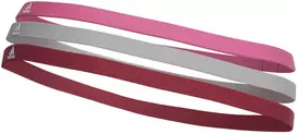 Adidas Plaukų juosta 2Pp Hairband Rožinė Raudona Pilkas GM4990