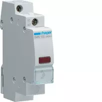 Hager LED signalo lempos 230V AC raudona - SVN122